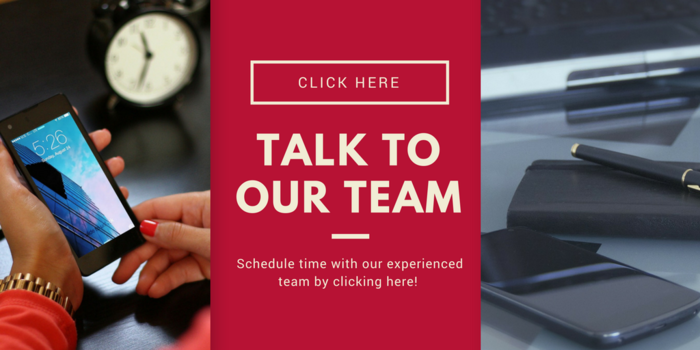 A promotional graphic inviting users to schedule a meeting with a team | Jacko Law Group, PC
