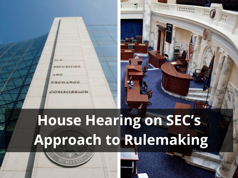 Split image showing the U.S. Securities and Exchange Commission | Jacko Law Group, PC