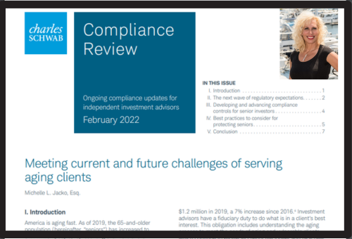 Compliance review document for investment advisors, February 2022 | Jacko Law Group, PC