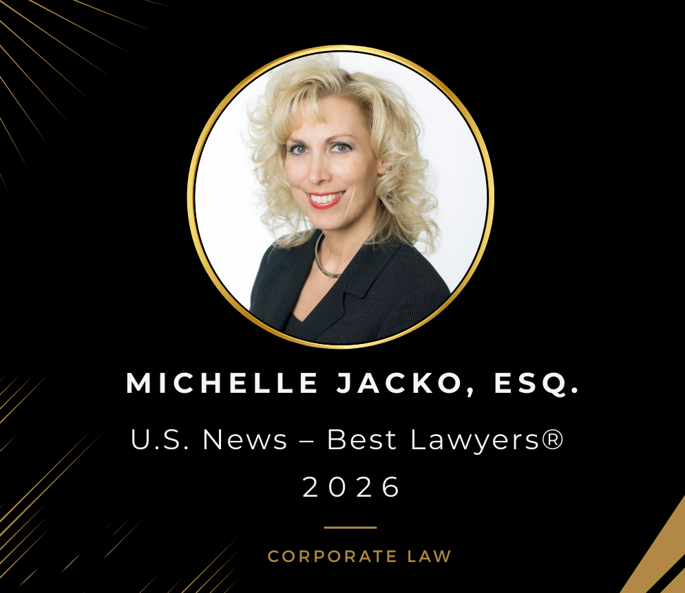 Michelle Jacko Recognized as one of San Diego's 2026 Best Lawyers® in Corporate Law.