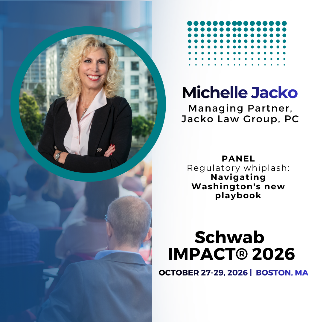 Jacko Returns to Schwab IMPACT